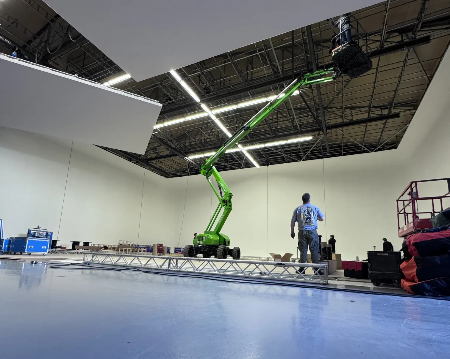 Why studio setup, access, height and workflow all matter more than people realise on commercial production days.	